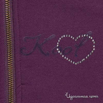 Толстовка R.Zero, K.Kool, MRK для девочки, цвет фиолетовый