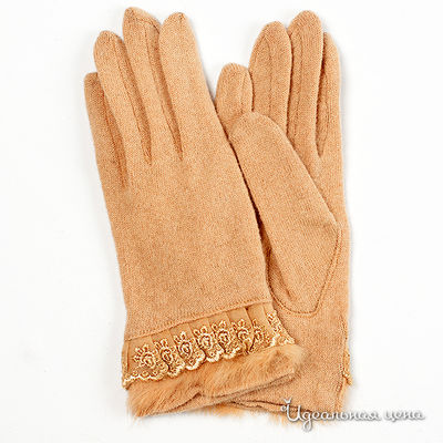 перчатки Venera, цвет цвет бежевый