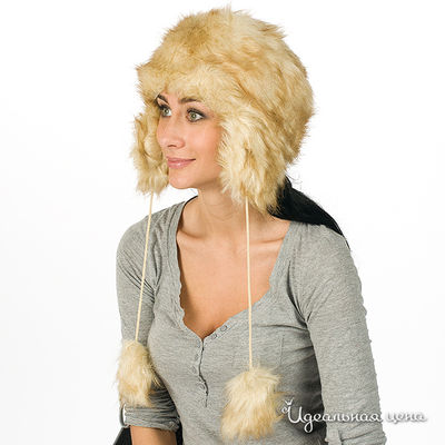 шапка Venera, цвет цвет бежевый