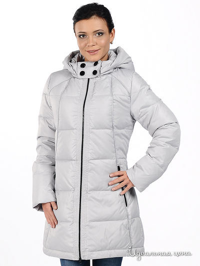 Пуховик Bosideng, цвет цвет светло-серый