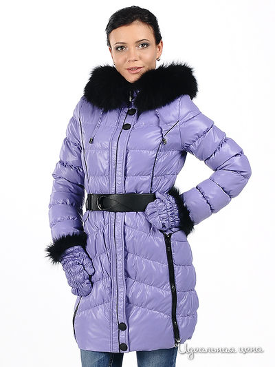 Пуховик Bosideng, цвет цвет сиреневый