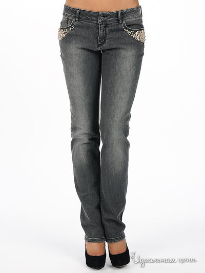 Брюки Blugirl Blumarine, цвет цвет серый