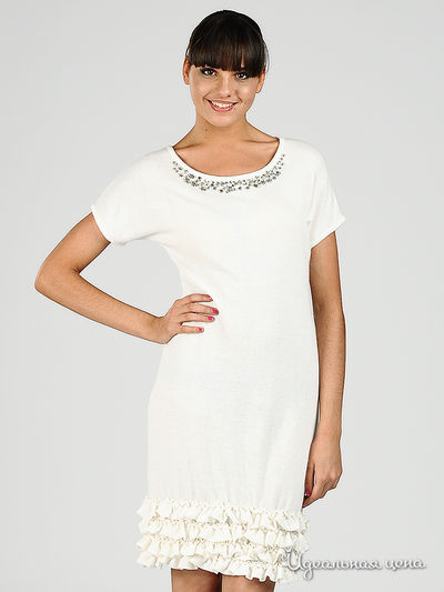 Платье Blugirl Blumarine, цвет цвет молочный