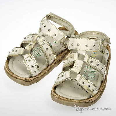 Сандалии m-city, цвет цвет молочный