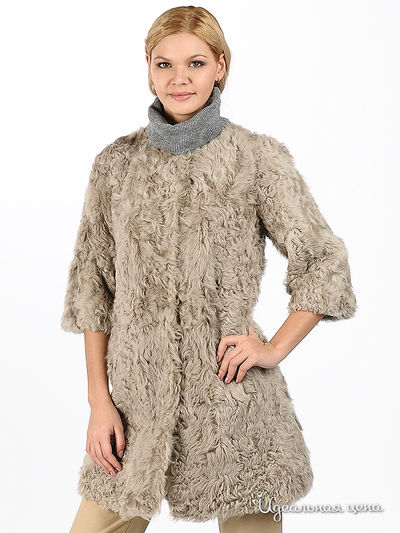 пальто Blugirl Blumarine, цвет цвет бежевый