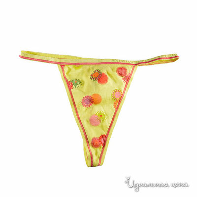 Трусы Victoria's Secret, цвет цвет желтый