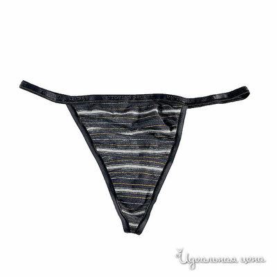 Трусы Victoria's Secret, цвет цвет черный