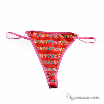 Трусы Victoria's Secret, цвет цвет красный