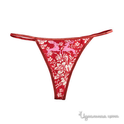 Трусы Victoria's Secret, цвет цвет красный
