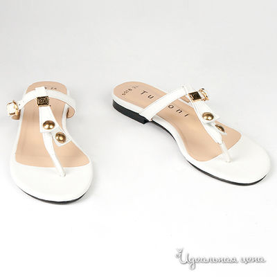 Шлепанцы Tuffoni&Piovanelli, цвет цвет белый