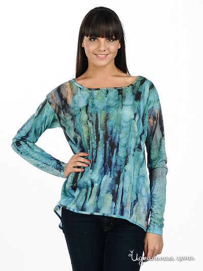 Блуза Gestaz, цвет цвет бирюзовый