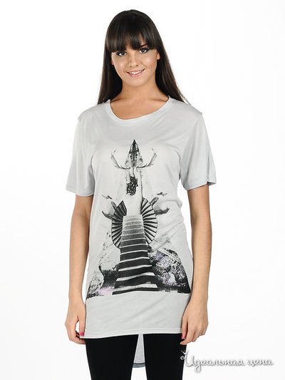 Футболка Gestaz, цвет цвет серый