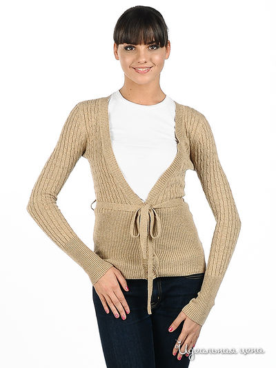 Кардиган A'more, цвет цвет бежевый
