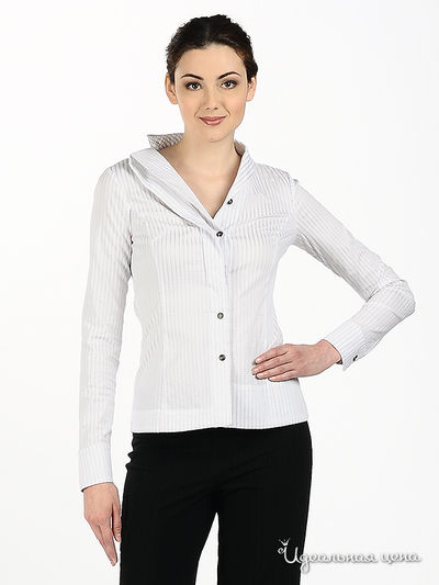 Блуза Mono collection, цвет цвет белый