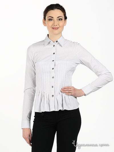 Блуза Mono collection, цвет цвет молочный