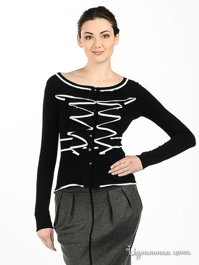 Жакет Mono collection, цвет цвет черный / белый