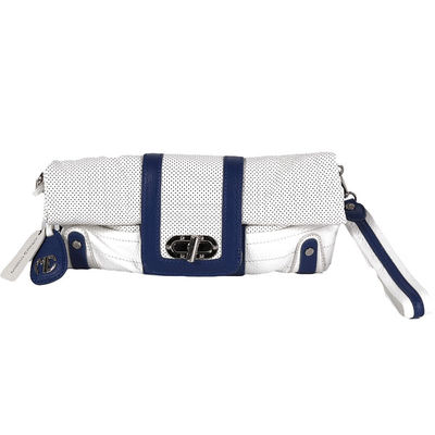 Клатч Maria Carla, цвет цвет белый / синий