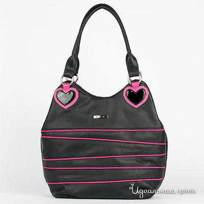 Сумка Savio, цвет цвет черный / розовый