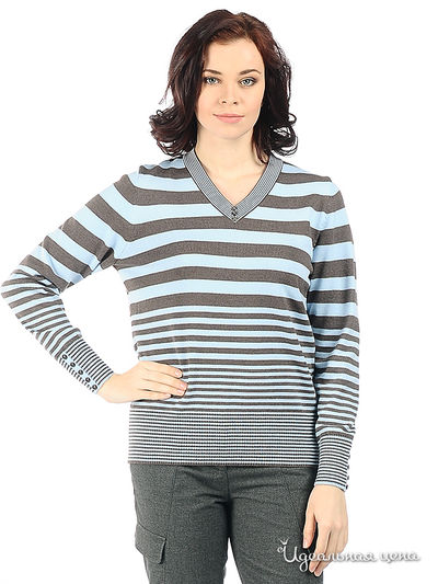 Джемпер Luisa Cerano&Rabe, цвет цвет голубой / коричневый