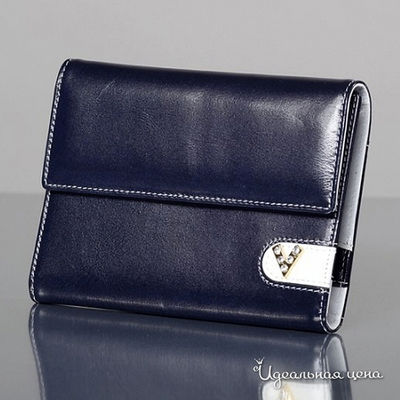 Бумажник Dimanche, цвет цвет синий / белый