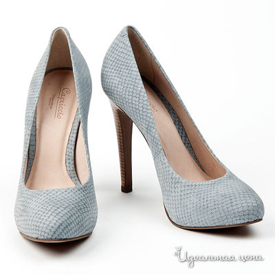 Туфли capriccio женские, цвет серо-голубой
