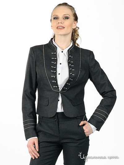 Жакет CORONA, цвет цвет серый