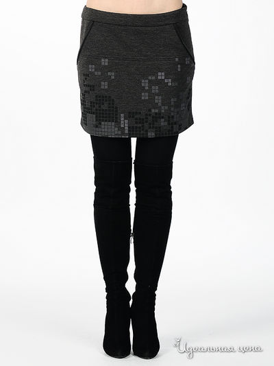 Юбка CORONA, цвет цвет темно-серый