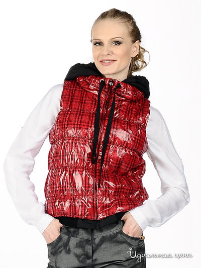 Жилет CORONA, цвет цвет красный / черный