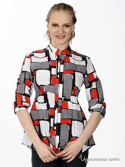 Рубашка CORONA, цвет цвет черный / красный