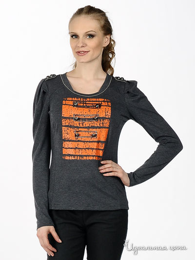 Кофта CORONA, цвет цвет серый