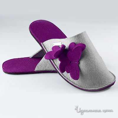 Тапки Feltimo, цвет цвет серый / фиолетовый