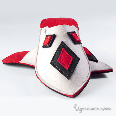 Тапки Feltimo, цвет цвет светло-серый / красный / черный