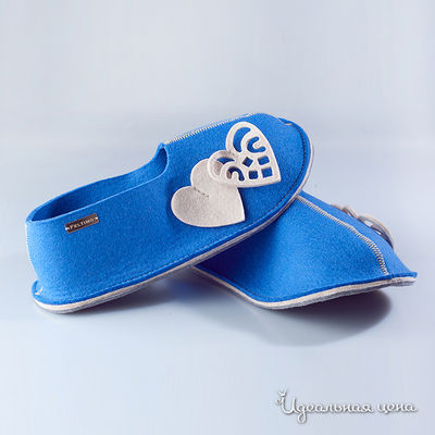 Тапки Feltimo, цвет цвет сине-молочный