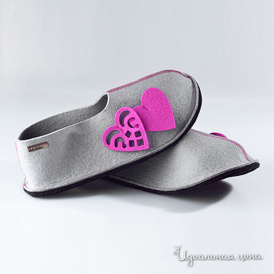 Тапки Feltimo, цвет цвет серый / розовый