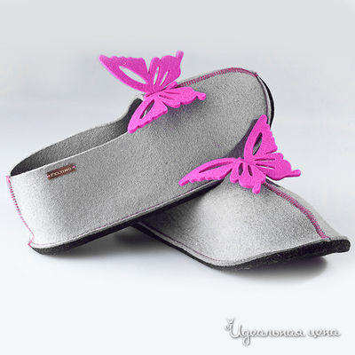 Тапки Feltimo, цвет цвет серо-розовый