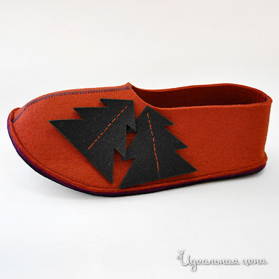 Тапки Feltimo, цвет цвет терракотово-зеленый