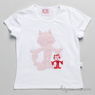 Футболка Iceberg, цвет цвет белый