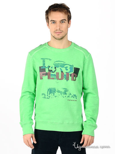 Толстовка Diesel, цвет цвет салатовый