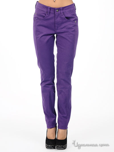 Брюки Diesel, цвет цвет фиолетовый