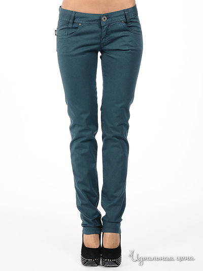 Брюки Diesel, цвет цвет зеленый