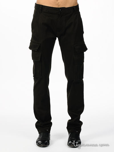 Брюки Diesel, цвет цвет болотный