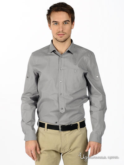 Рубашка Diesel, цвет цвет серый