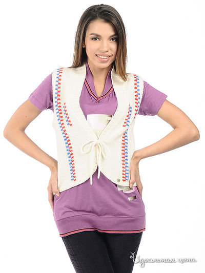 Жилет Diesel, цвет цвет молочный