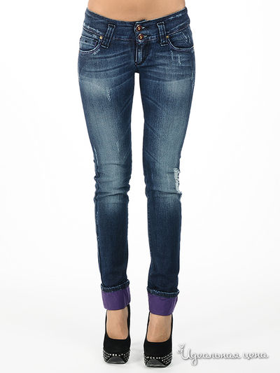 Брюки Take Two, цвет цвет синий