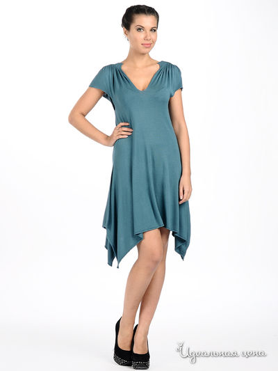 Платье SOLLERY, цвет цвет зеленый