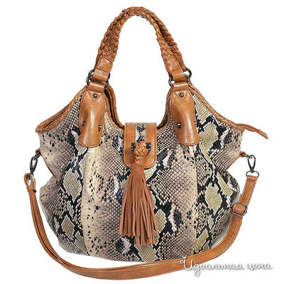 Сумка Vera Victoria Vito, цвет цвет серый / коричневый