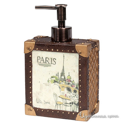 Дозатор для жидкого мыла Creative bath &quot;I LOVE PARIS&quot;