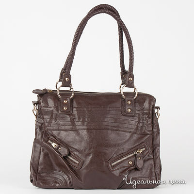 Сумка Nervous & Angry girls, цвет цвет коричневый