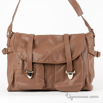 Сумка Nervous & Angry girls, цвет цвет коричневый