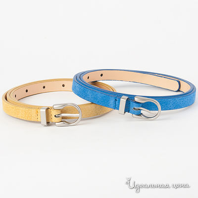 Ремень Nervous & Angry girls, цвет цвет синий / горчичный